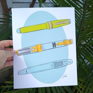 Modern Fountain Pens Print!