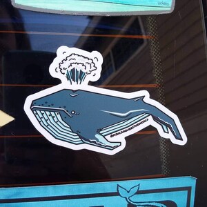 Blue Whale Sticker!