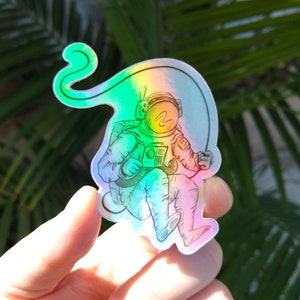 Holographischer Astronaut Sticker!