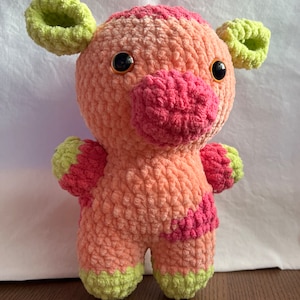 Rainbow Sherbet Ice Cream Cow
