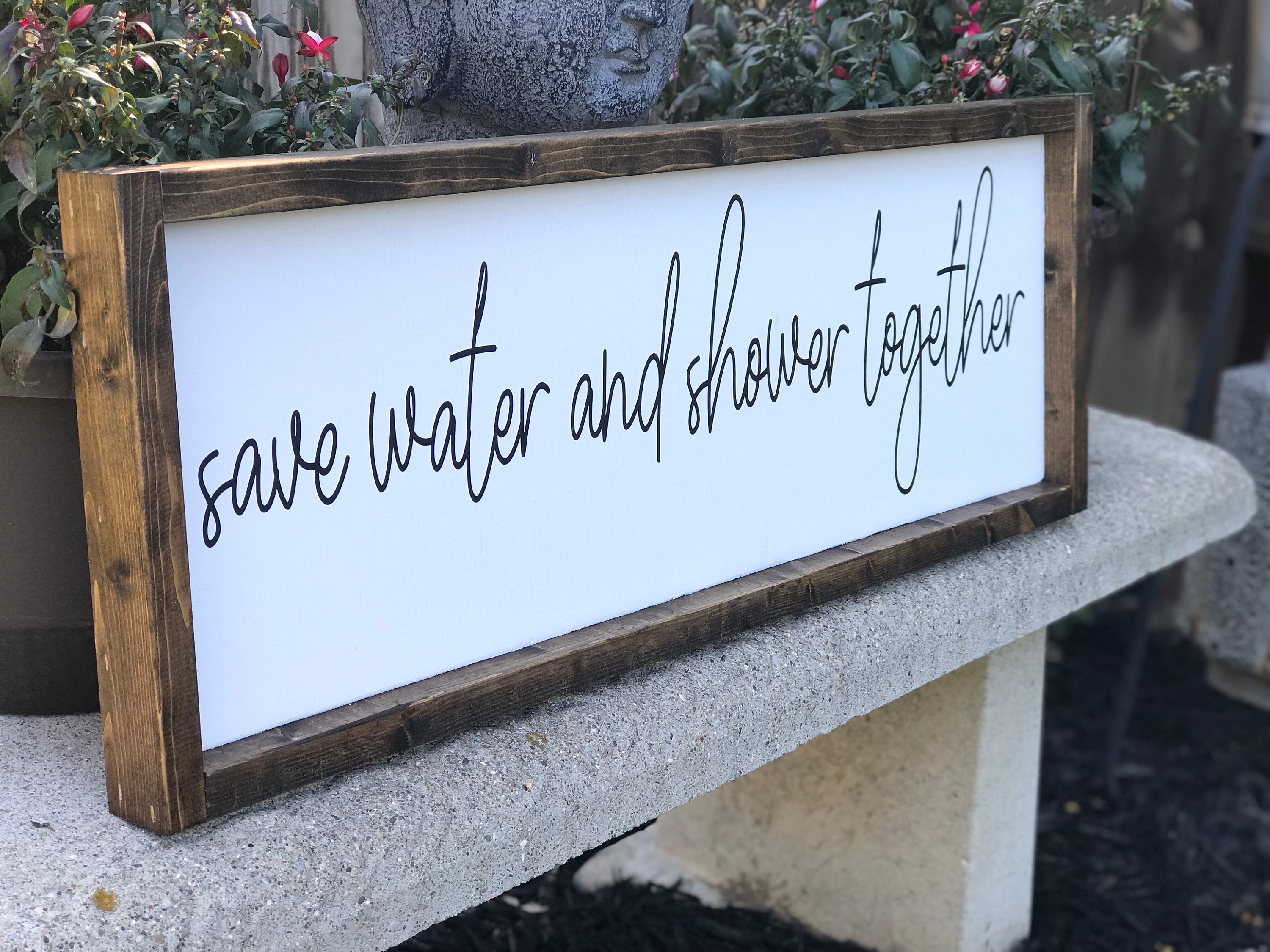 Save Water Shower Together Save Water Shower Together Sign Etsy