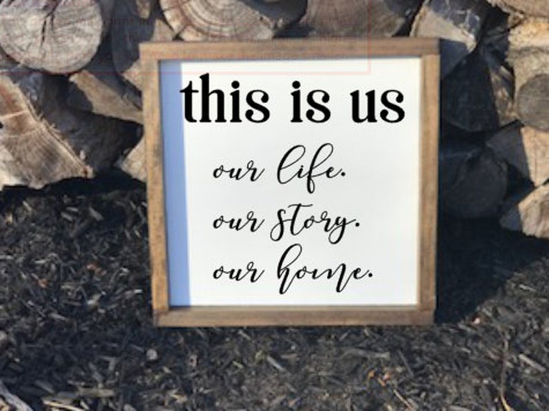 This is Us This is Us Sign This is Us Family Sign This is | Etsy