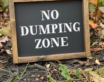 Funny Bathroom Signs, Funny Bathroom Decor, Funny Bathroom Art, No Dumping Zone Bathroom Sign, Funny Sign, Bathroom Sign, Bathroom Decor
