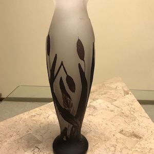 Authentic Signed Galle Vase