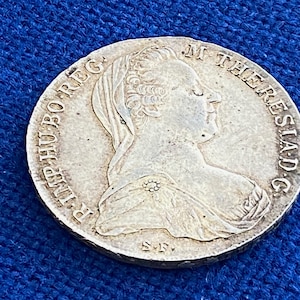 Authentic Silver Maria Theresia Thaler Austrian Coin