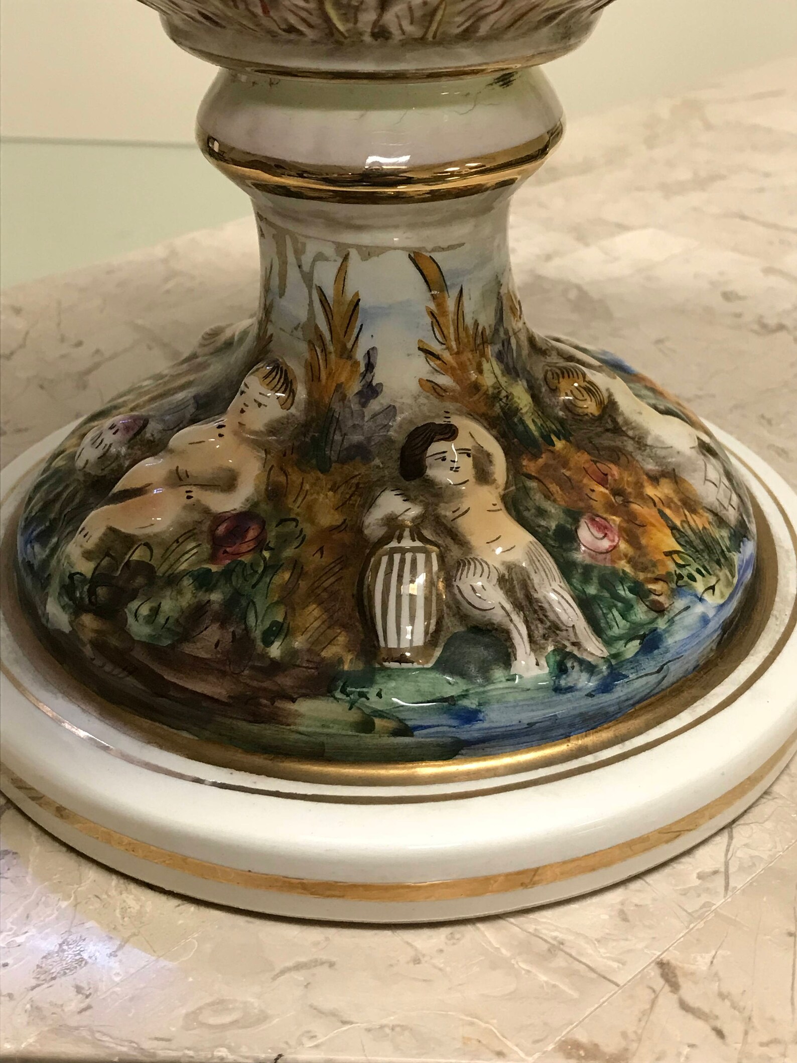 R. Capodimonte Vase Etsy