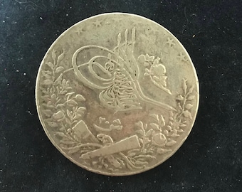 エジプト 1913年 20 キリシュ 大型銀貨 1913 H 20 キルシュ メフメト5世 エジプト - Etsy 日本