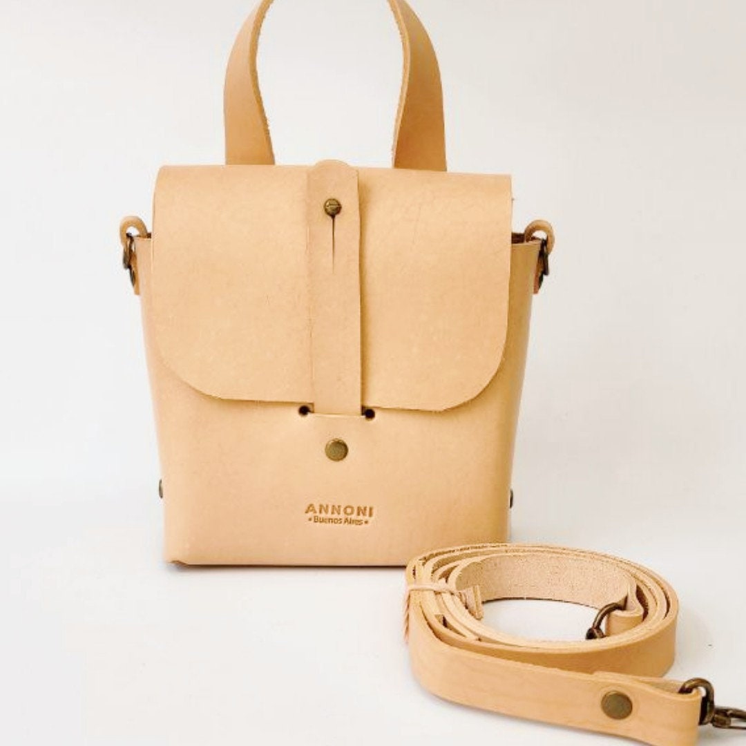 Mini Bag Leather, Men's Leather Bag, Small Unisex Bag