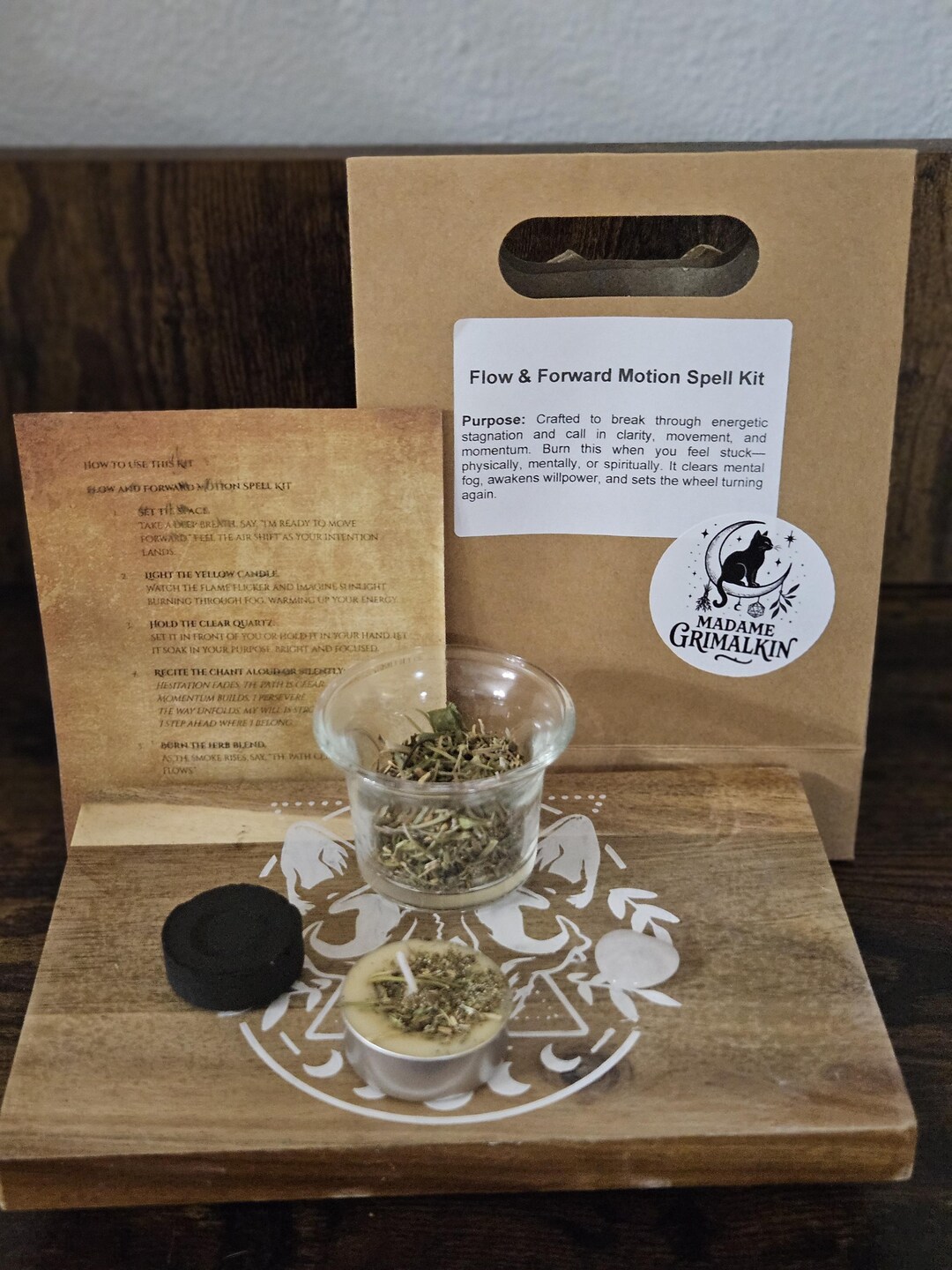Flow and Forward Motion Spell Kit - Momentum Ritual for Clearing ...