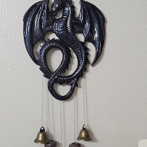Whimsical Dragon Chime Wall Hanging