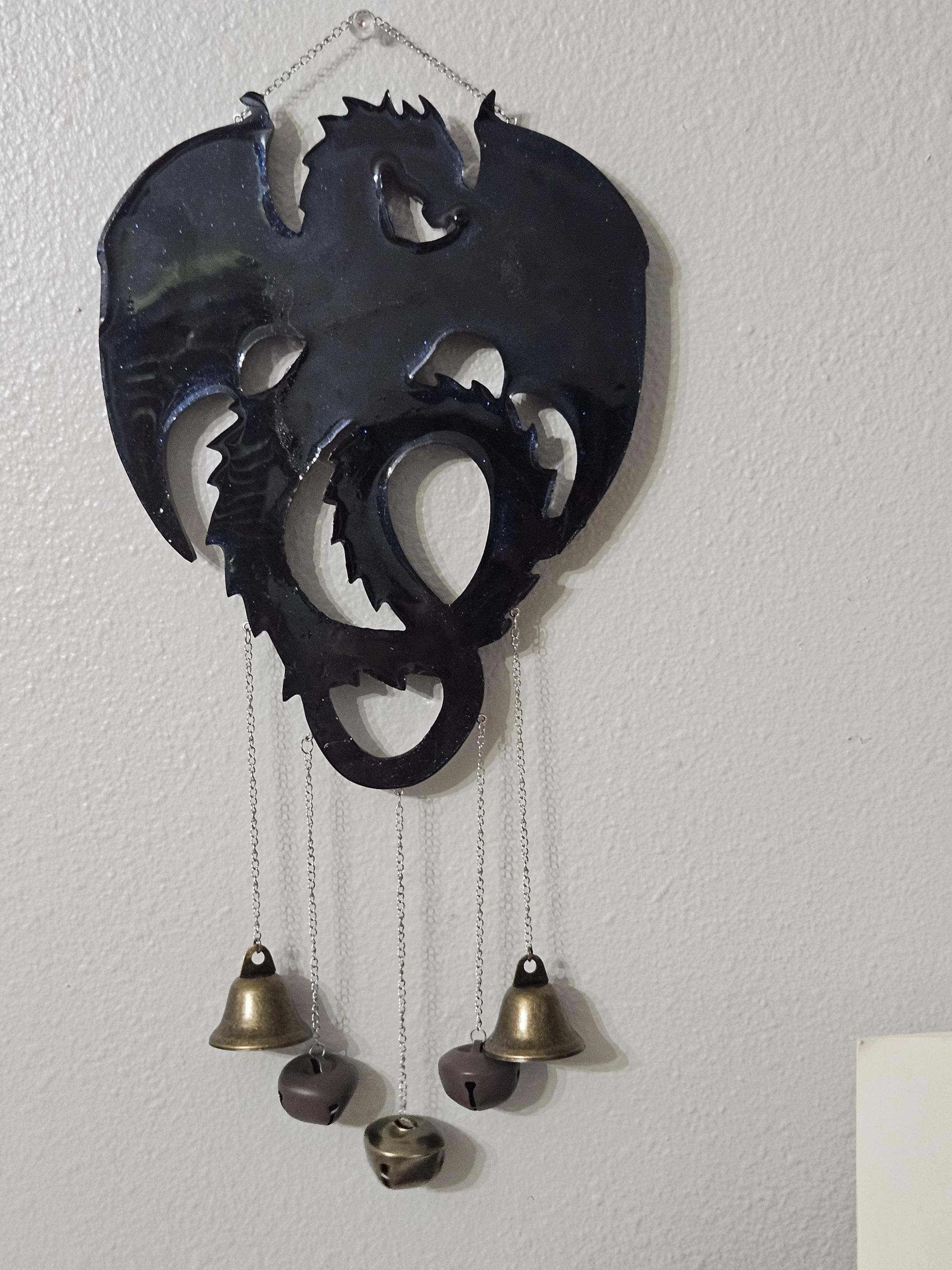 Whimsical Dragon Chime Wall Hanging - Thumbnail 2