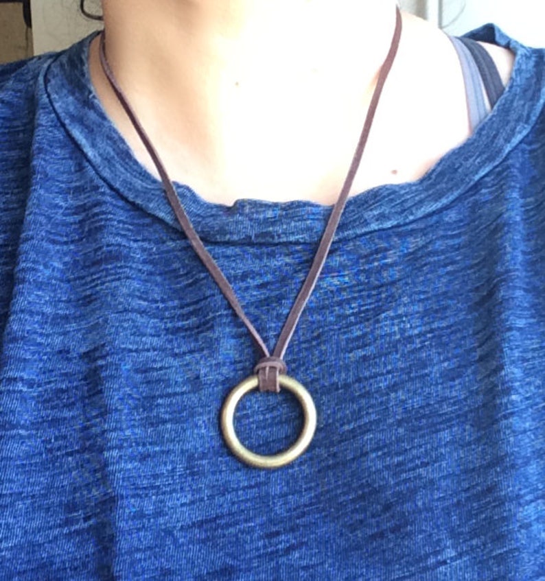 Leather choker necklace-3 in 1 necklace-wrap necklace-pendant necklace-wear three ways-gift for her-women\u2019s gift