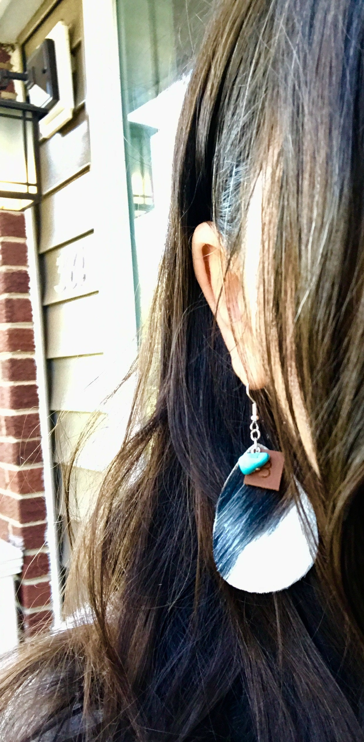 Hair on shop hide earrings
