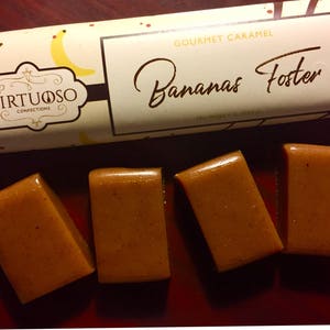 Bananas Foster Caramel Bar | Bananas Foster | Banana Caramel | Gourmet Caramel Bar | Gift