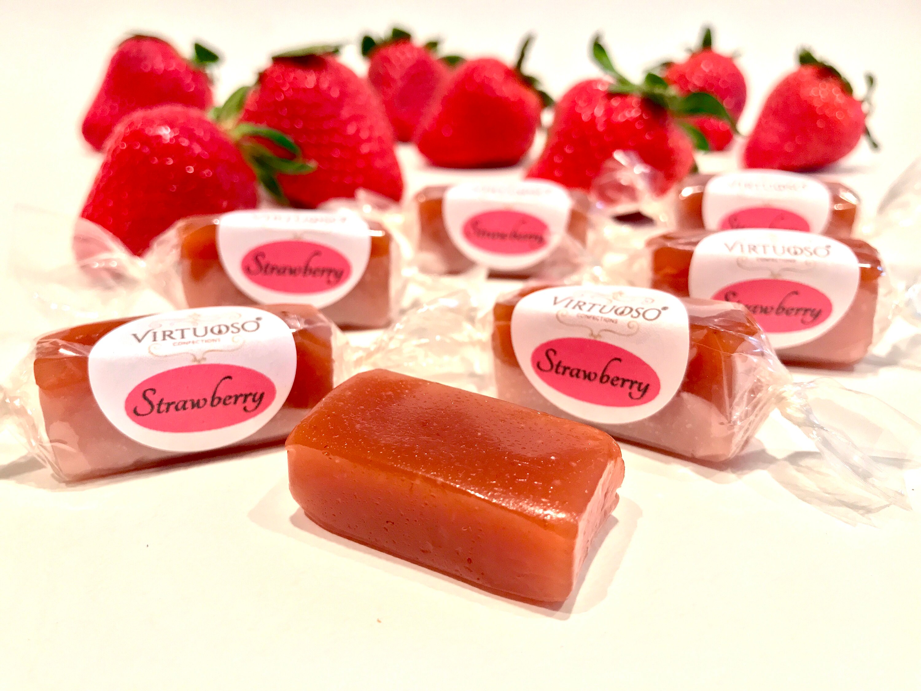 Strawberry Caramels Paris Caramels Strawberry Caramels Etsy