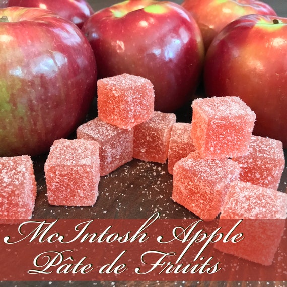 French-style Pate De Fruits 7.6oz215g/18-piece Collection medium Fruit  Candy Fruit Paste Vegan Candy Valentines Gift 