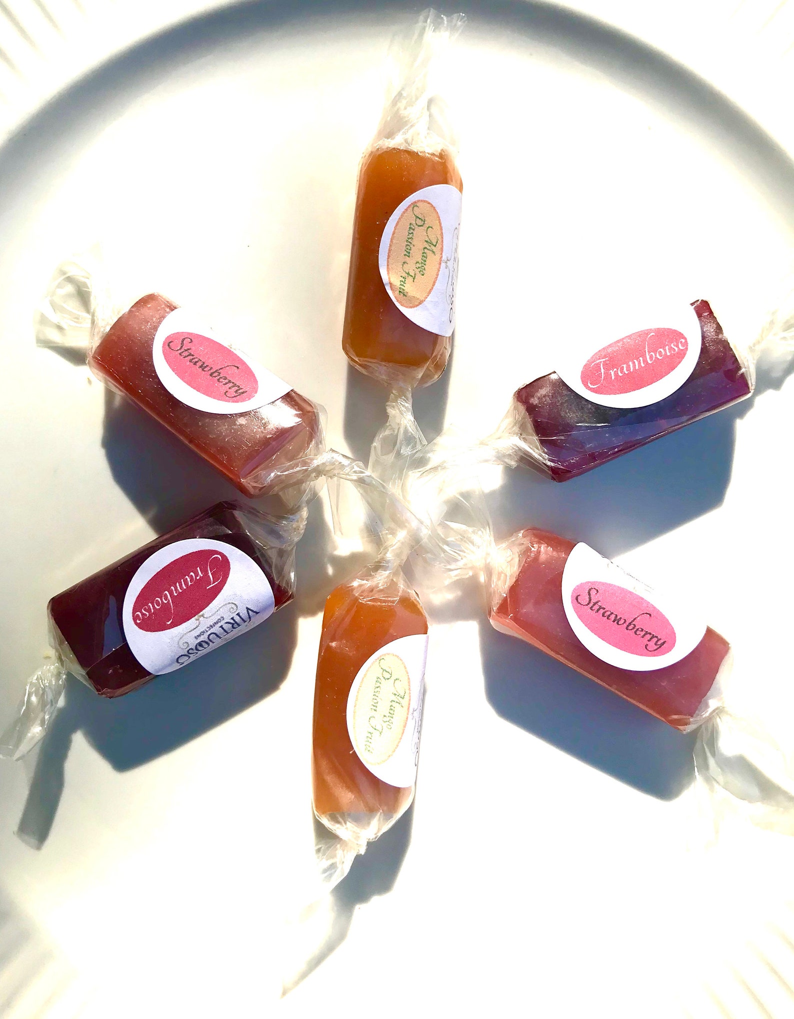 Raspberry Caramels: 4oz | Framboise Caramels | Gourmet Parisian ...