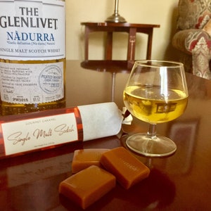 Single Malt Scotch Caramel Bar Single Malt Caramel Scotch Whisky Caramel Scotch Caramel Gourmet Caramels Gift image 9