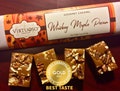 Whiskey Maple Pecan Caramel Bar | Bourbon Maple Caramel | Gourmet Caramels | Gift