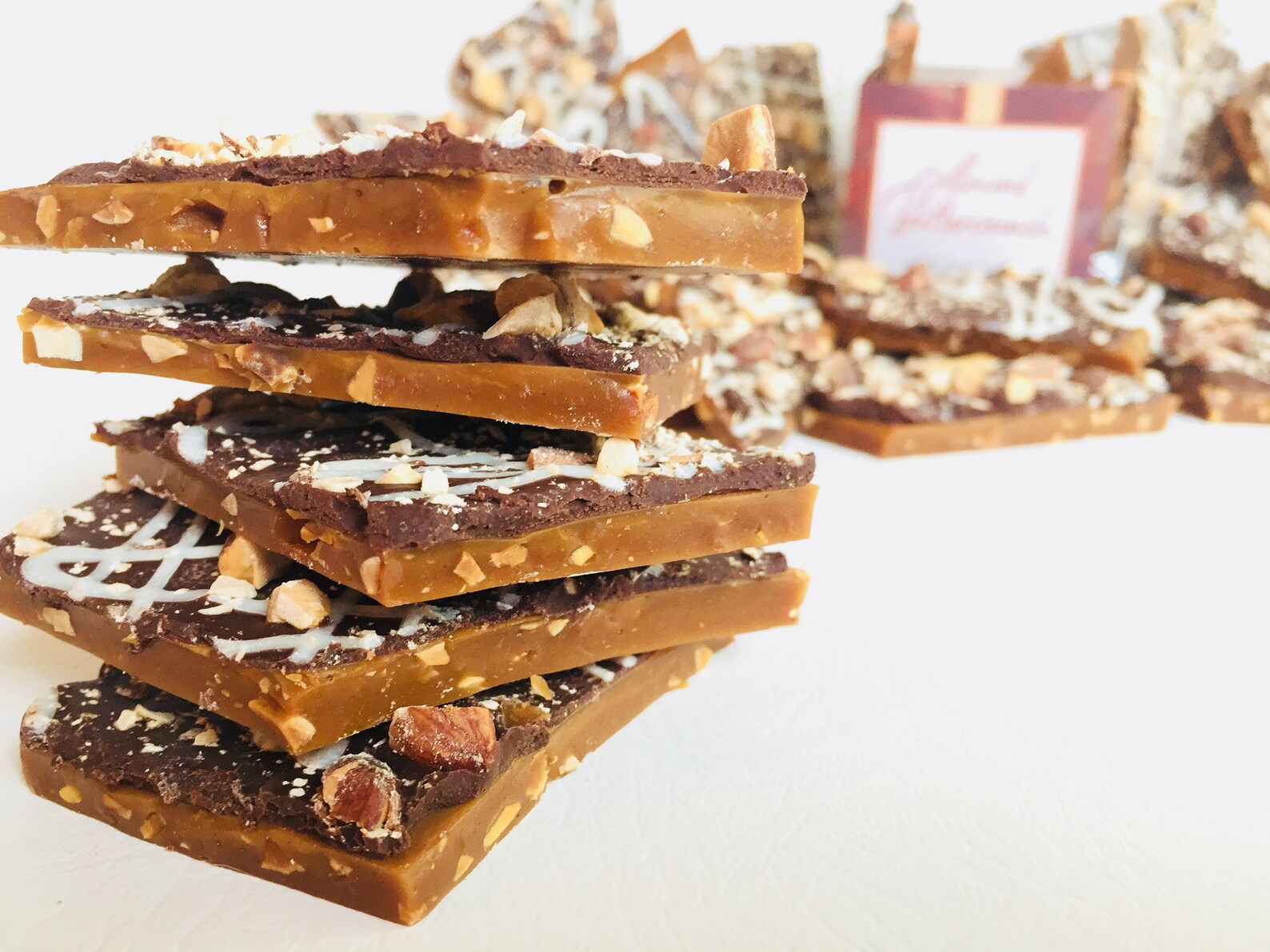 English Toffee Buttercrunch Toffee 1 lb 16oz Chocolate Etsy