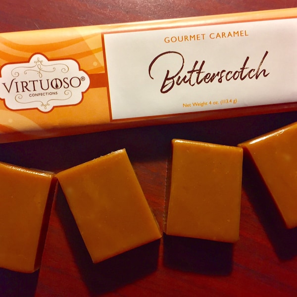 Butterscotch Caramel Bar | Butterscotch | Butterscotch Caramel | Gourmet Caramels | Gift