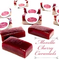 Morello Cherry Caramels: 4oz | Paris Caramels | Cherry Caramels | Fruit Caramels | Black Forest Caramels | Gourmet Candy | Gift
