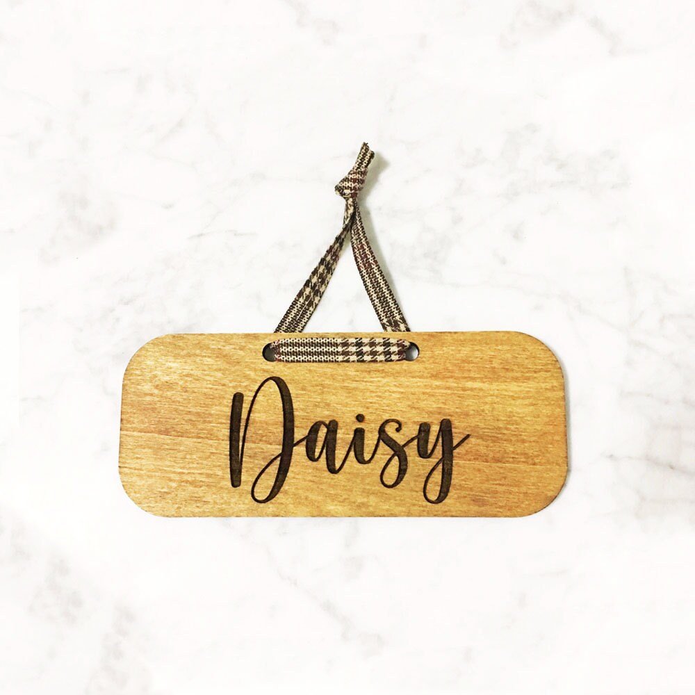 Personalized Pet Dog Crate Name Sign Dog Wooden Custom Name Etsy