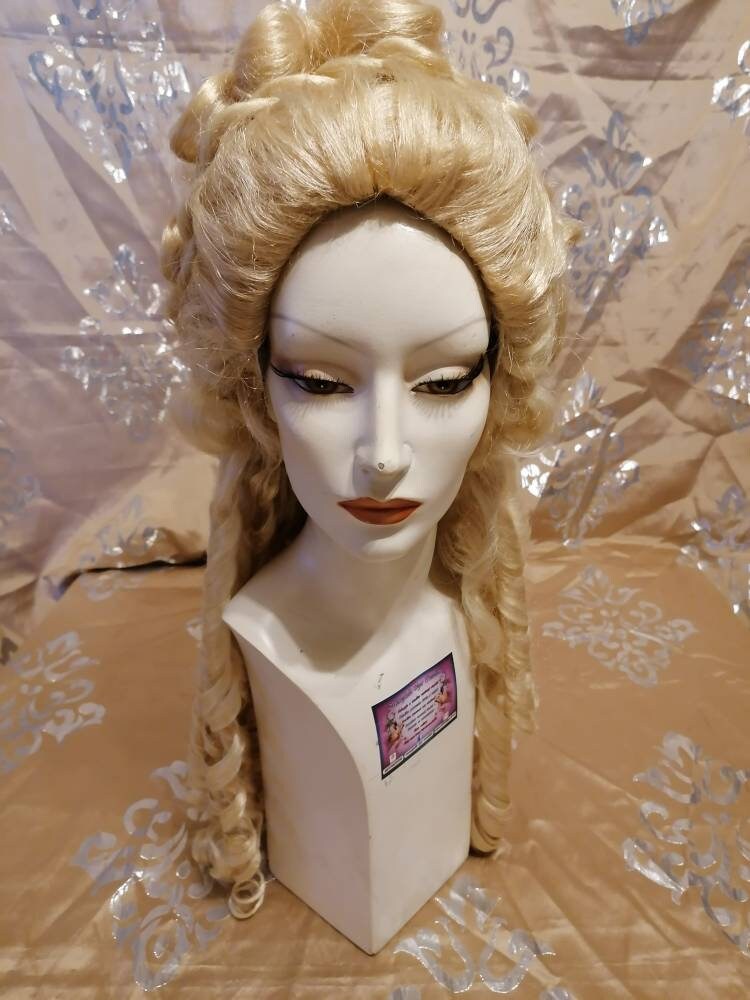 blonde victorian wig