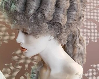 Wig dama 1700 wig rococo baroques rokoko gray"SINFONY"