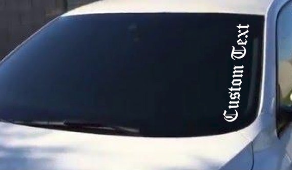 LOVING LIFE 4/"X40/" Decal Letters Car Window WINDSHIELD Sticker Personalized