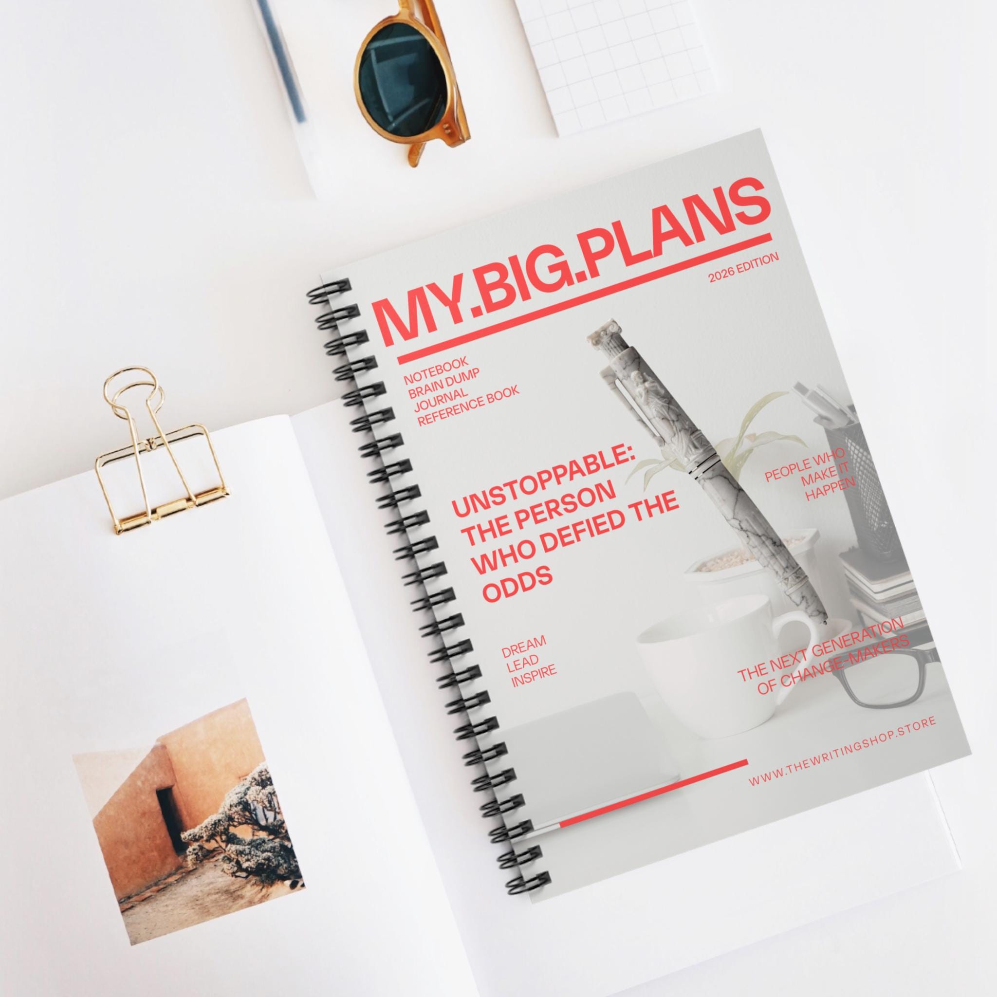 My.big.plans Magazine Cover Notebook, Spiral Notebook | Ruled Journal ...