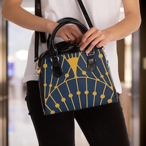 Elegante bolso de hombro Art Decó