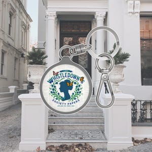 Lady Whistledown Society Papers Keyring Tag