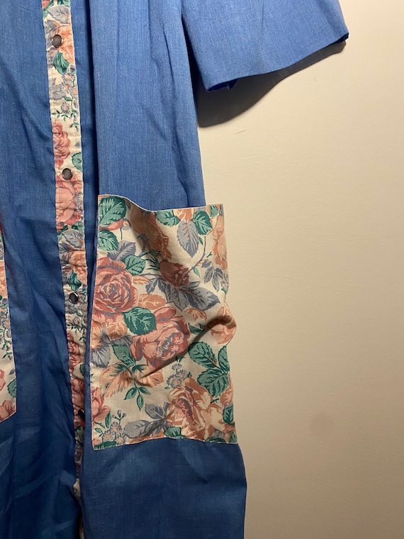 floral housecoat