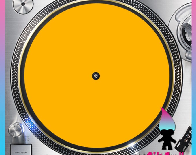Technics Stanton Personalized Multi DJ Slipmats Turntable Slip Mats Red Blue Orange Pink