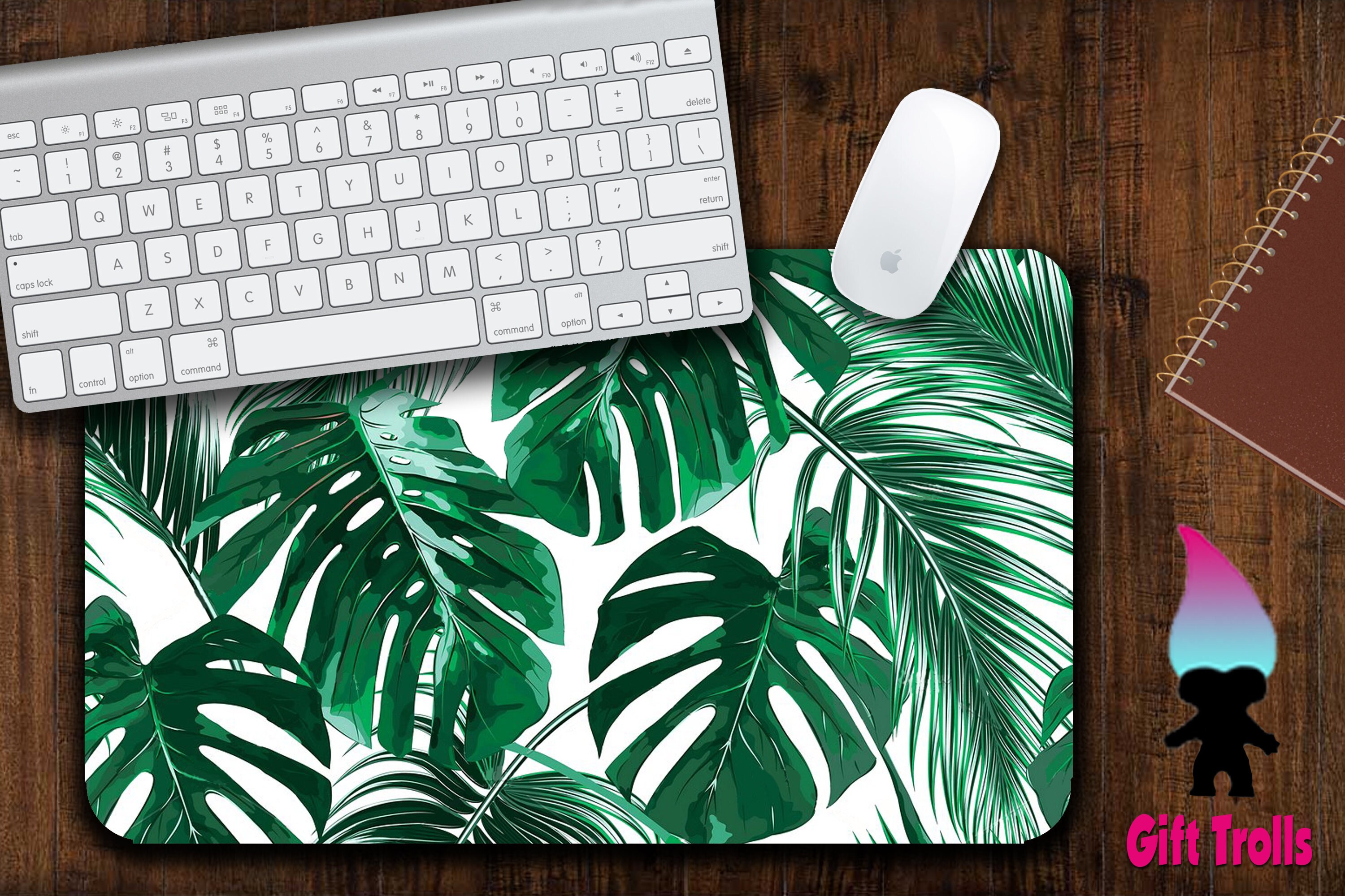Tropical Leaf Large Desk Mat 10 X 16 Placemat Beautiful Design