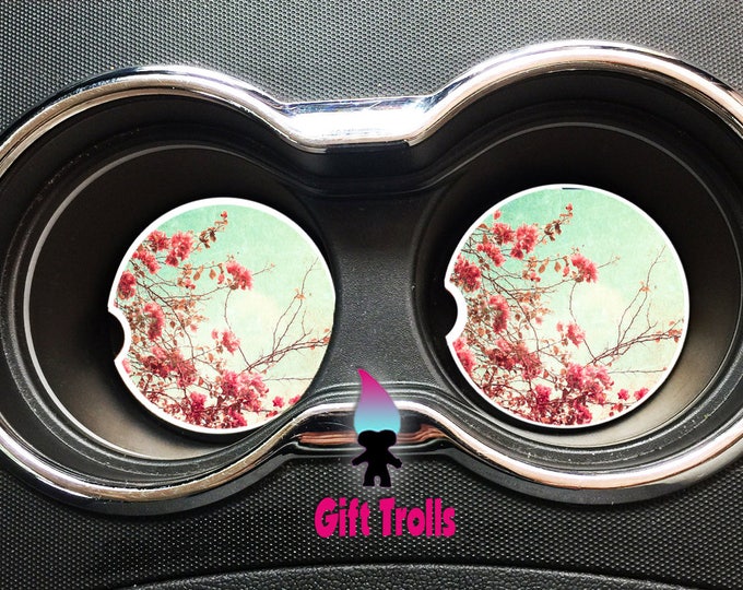 Large multicolor Caroline's Treasures BB1651CARC Snowflake Bichon Frise Set of 2 Cup Holder Car Coasters Large multicolor Caroline's Treasures BB1651CARC Snowflake Bichon Frise Set of 2 Cup Holder Car Coasters