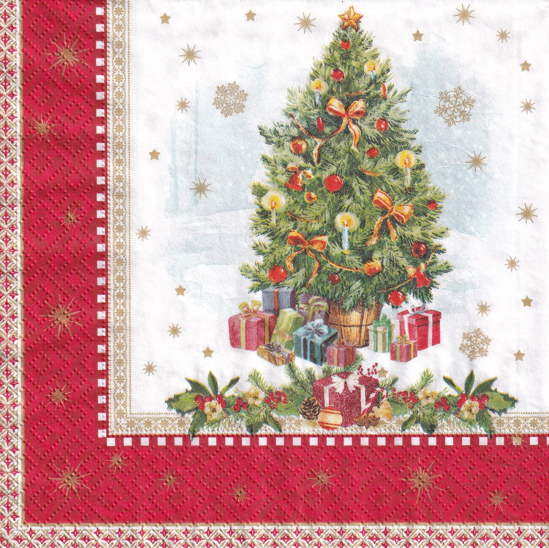 4 x Paper Napkins for Decoupage CHRISTMAS VINTAGE XMAS Santa Etsy