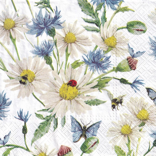 Daisy Napkins Etsy