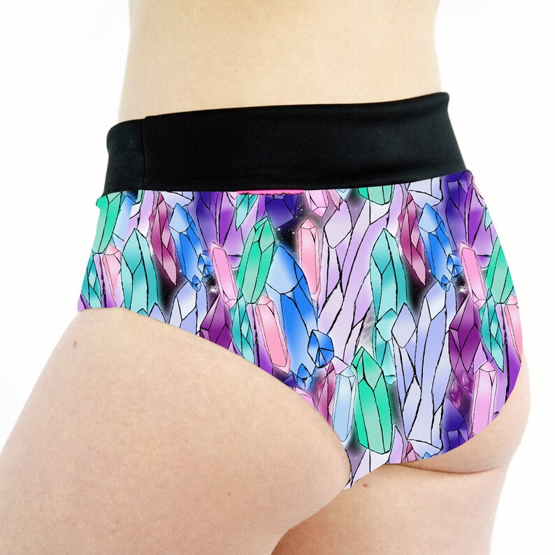 Crystals High Waisted Cheeky Shorts. Pole Dance Shorts. Pole Etsy