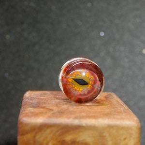 Reptilien Auge Ohrplug Dehner 11 mm Handarbeit aus Borosilikatglas.Dr Sägefisch 2024