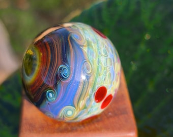 Classic Skull Handmade Borosilicate Glass Marble.dr Sawfish 2026