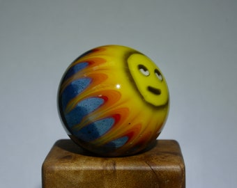 Sunny day sunshine handmade borosilicate glass marble.Dr Sawfish 2023