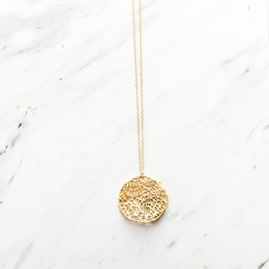 Round Coral Necklace, Long gold necklace, long necklace, for women, gold, long pendant necklace, necklaces for women gold, necklace for her image 2