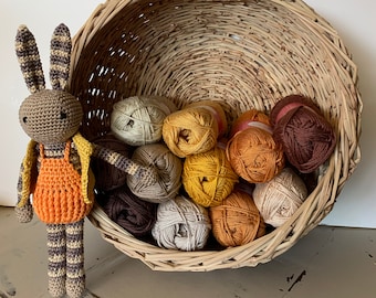 Brown cotton yarn bulk, Cotton yarn crochet, Mercerized cotton yarn,  Hand knit yarn, Knit yarn baby, Amigurumi yarn, Brown fingering yarn