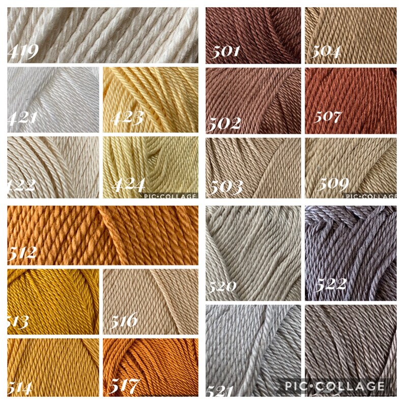 Hand knitting yarn 50gr 100/% mercerized cotton yarn 15 Mix cotton yarn Bulk cotton yarn High quality cotton yarn