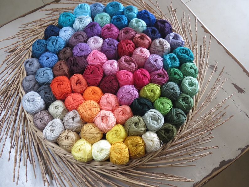 Hand knitting yarn 50gr 100/% mercerized cotton yarn 15 Mix cotton yarn Bulk cotton yarn High quality cotton yarn