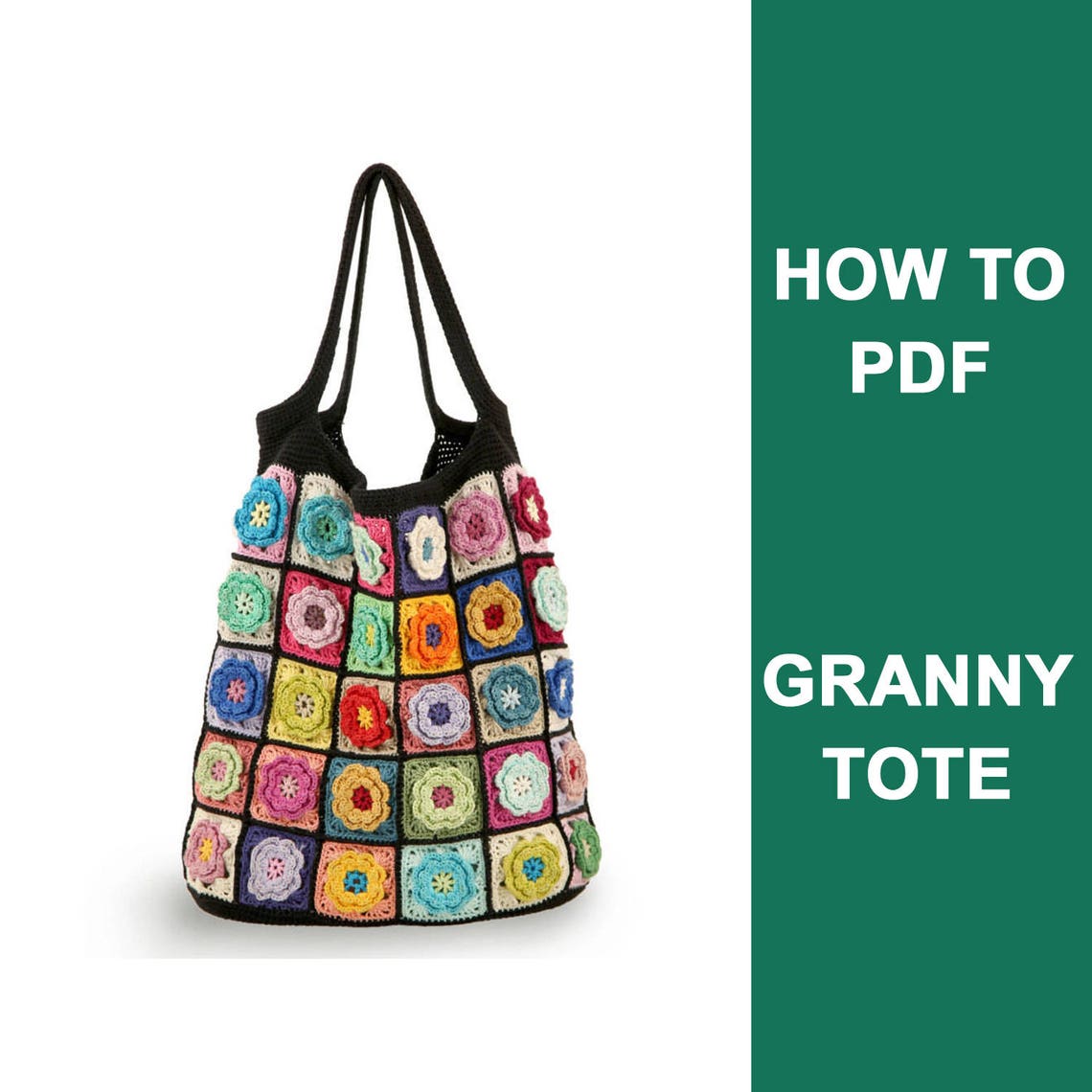 DIY Crochet Bag Pdf Step by Step Crochet Pattern Crochet Bag Etsy