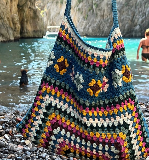 Crochet Crossbody Bags for Women, Handmade Medium Bag, Boho  display picture 1