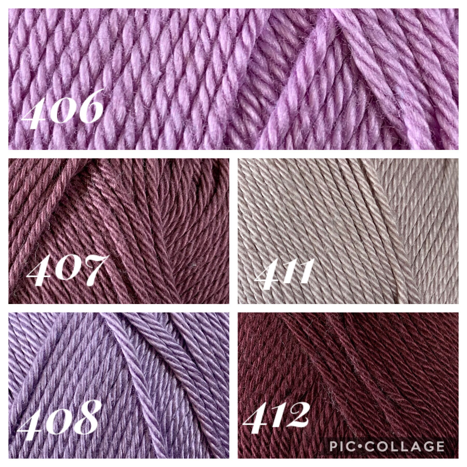 Purple Cotton Yarn Crochet Purple Cotton Yarn Bulk Lvender Etsy